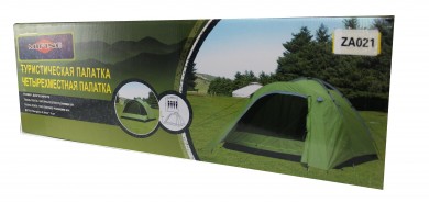 палатка /MIFINE/ 4-х местная D-340см, ширина-240см, высота-170см ZA021